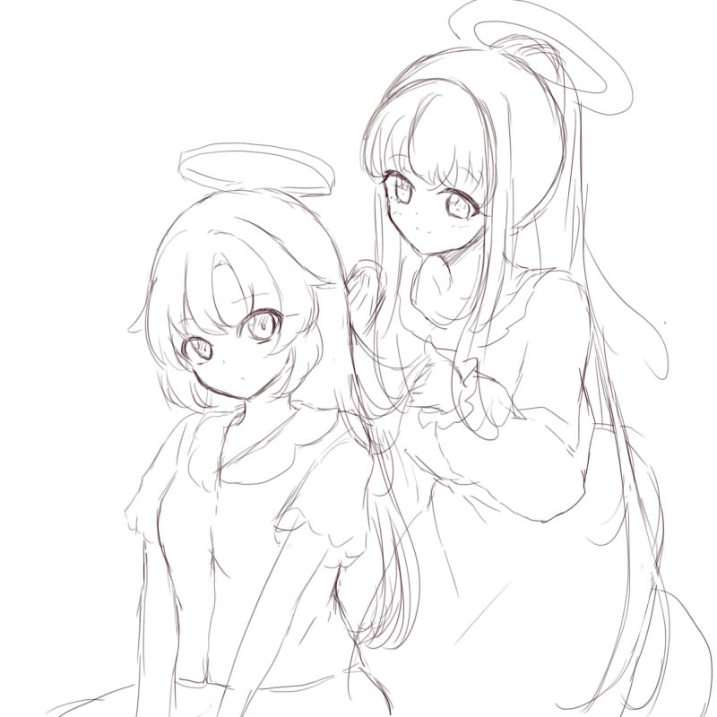 初期からずっとしてるのに全然描いてないブルアカやつ