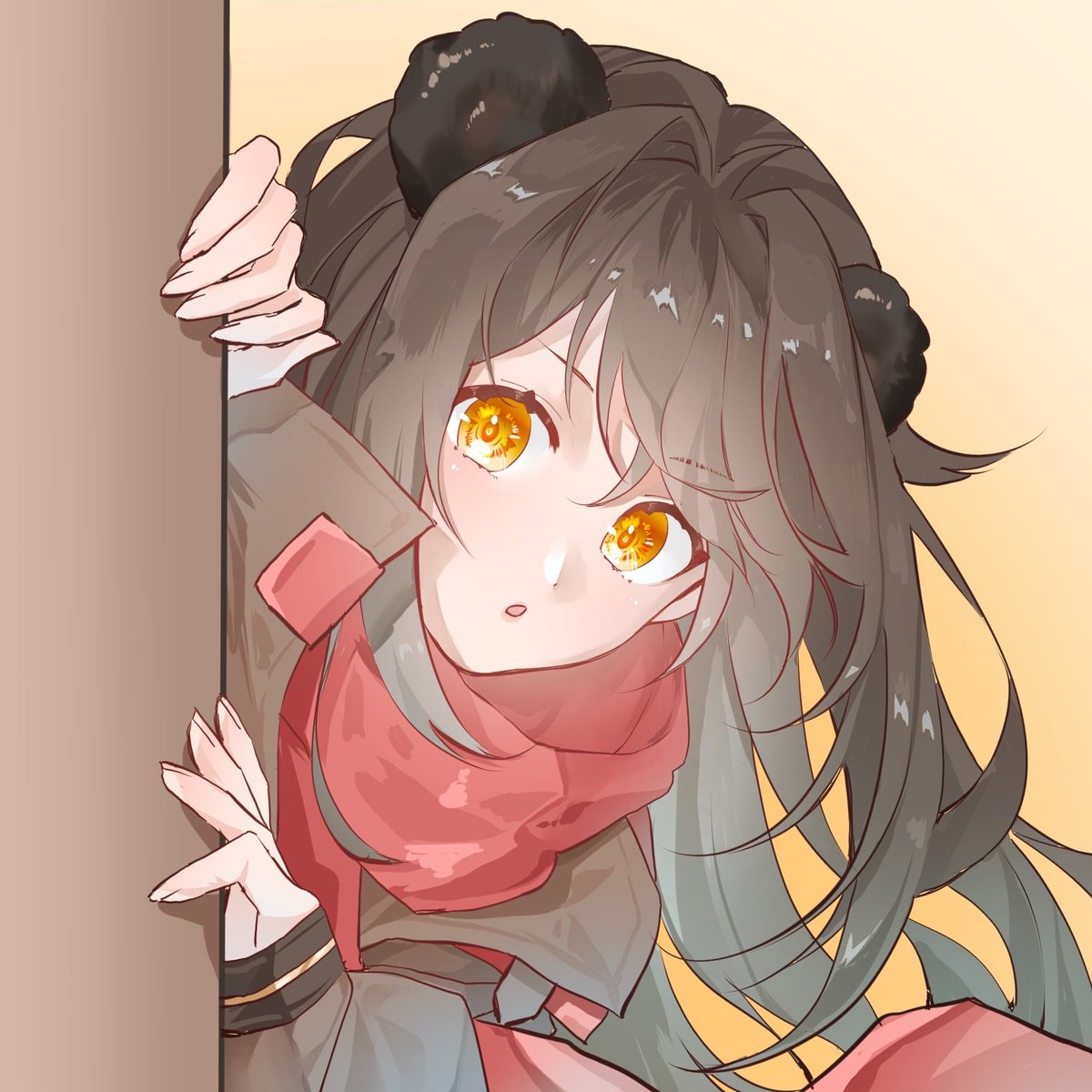 謝謝堯 <a href="/Lamperouge10451/">堯</a> 送的圖!也謝謝畫這張圖的老師!
雖然很好看，但這有種大美女姐姐的感覺..讓我有點感覺配不上這張圖了w 
這張圖的情境會讓我想要配一句「什麼！有瓜我來了！」