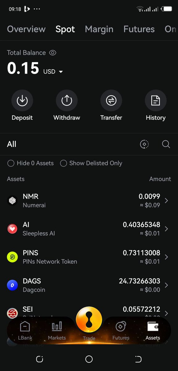 I just Checked My LBank

All i have is L's in my Bank.🥲