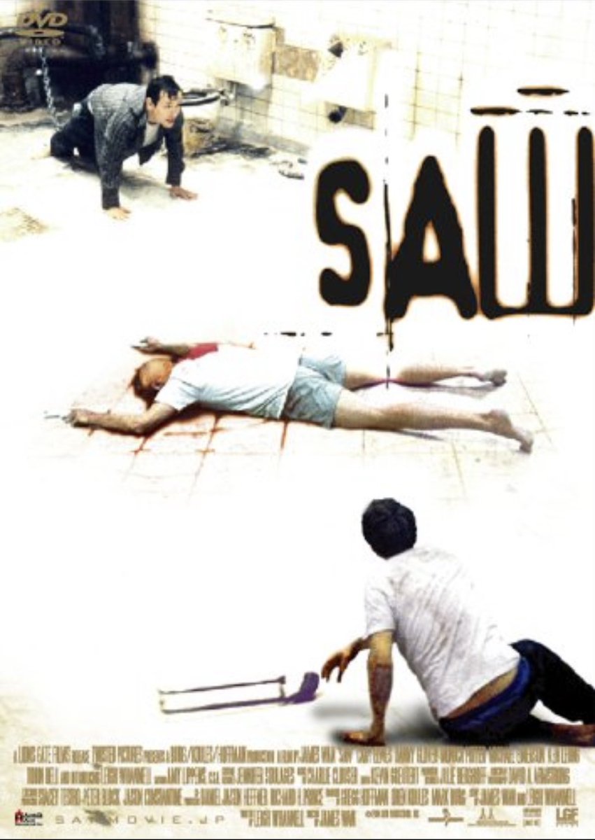 5C8lMAeMnD38865's tweet image. 今日の映画紹介🎬

『SAW』

薄暗い密室で目覚めた2人の男。
与えられたのは“生きるために何を捨てるか”を迫る残酷なゲーム——🔗

恐怖だけでなく人間の選択と心理をえぐるサスペンスホラー。

ラストの真相が明かされる瞬間、すべてが反転する衝撃は必見です

#SAW 
#映画好きと繋がりたい