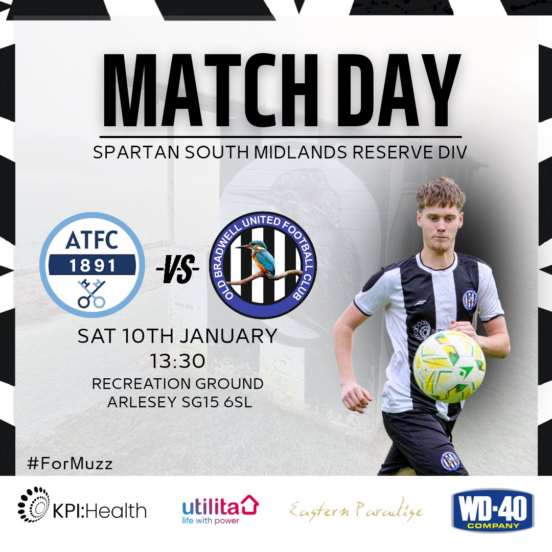 OBUFCDev's tweet image. We may get to play football today as we travel to @ArleseyTownFC Devs.

🕒 13:30 KO
🏟️ Arlesey SG15 6SL
🏆 SSMFL RESERVE DIV