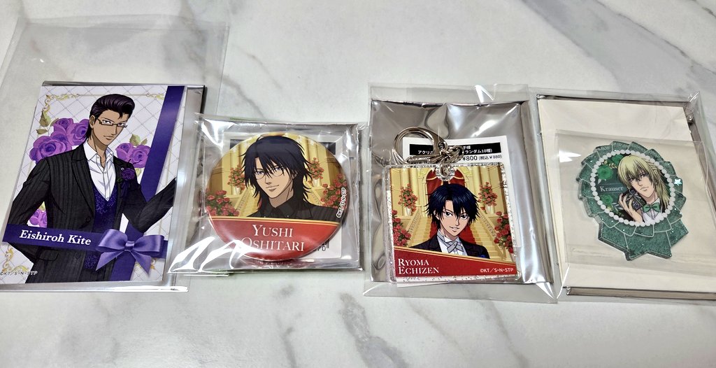 テニプリ 交換】 新テニスの王子様 イオン コラボ 譲;缶バッジ 忍足