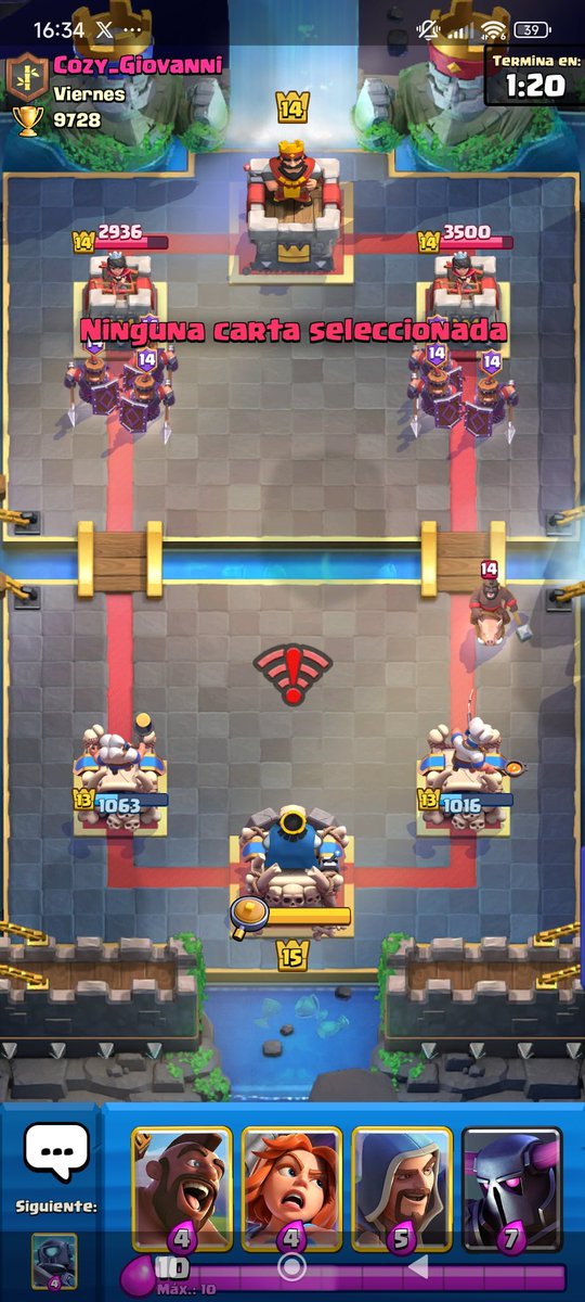 Se ha ido a la mierda hace mucho tiempo, se cargaron el juego, una pena.
Jugando con wifi, router reiniciado y aún así...
👎🏻👎🏻👎🏻
#ClashRoyale