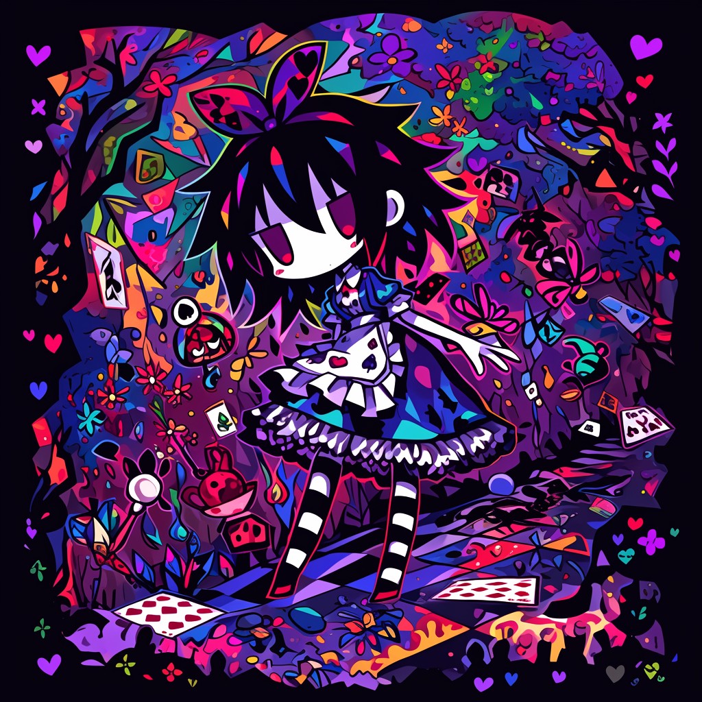 イラストオーダー✩﻿Alice こんばんは🌛 お疲れ様です𓂃 ☕️𓈒𓏸 Alice #AIイラスト #AIart