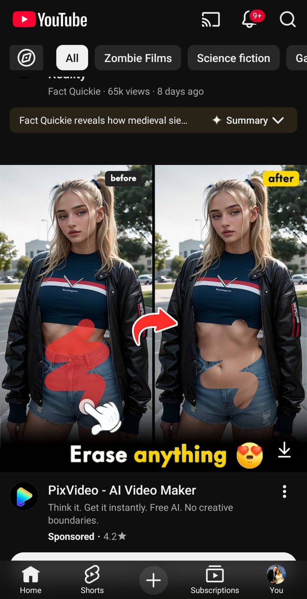 Jess4Lowestoft's tweet image. It’s not just XAi. This nudification tool was advertised yesterday on @YouTube 

No rules had been broken @Google said on reporting. 

Our nudification legislation needs to be expedited.

@Ofcom @IWFhotline @CommonsSITC