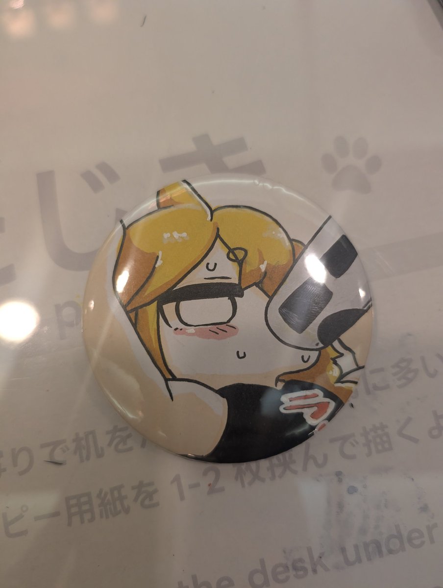 #JMoF2026 
さけらめん缶バッジ 