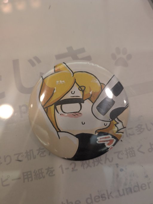 #JMoF2026 
さけらめん缶バッジ 