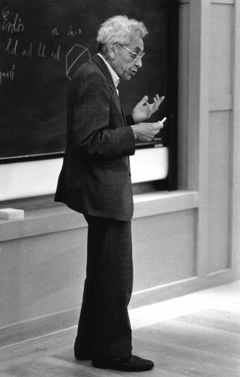 PhysInHistory's tweet photo. "God may not play dice with the universe, but something strange is going on with the prime numbers." 

- Paul Erdős https://t.co/OpUmN3Tx9B