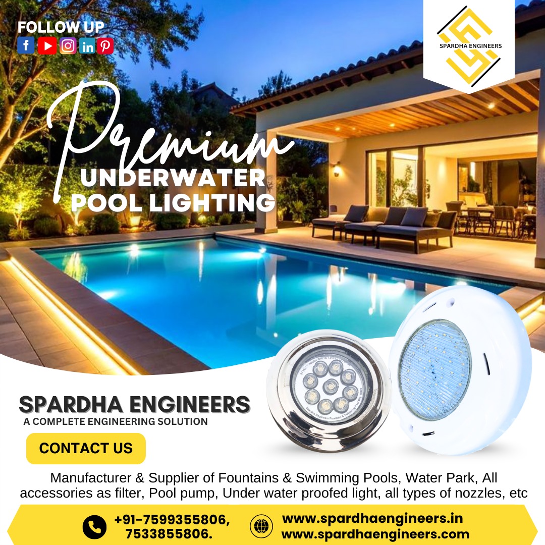 spardhaengineer's tweet image. Upgrade your pool with Premium Underwater Pool Lighting! ✨
Perfect for luxury homes, resorts &amp;amp; hotels.

📞 +91-7599355806
💬 WhatsApp for quick quotes
🌐 spardhaengineers.in

#PoolLighting #SwimmingPoolIndia #UnderwaterLights