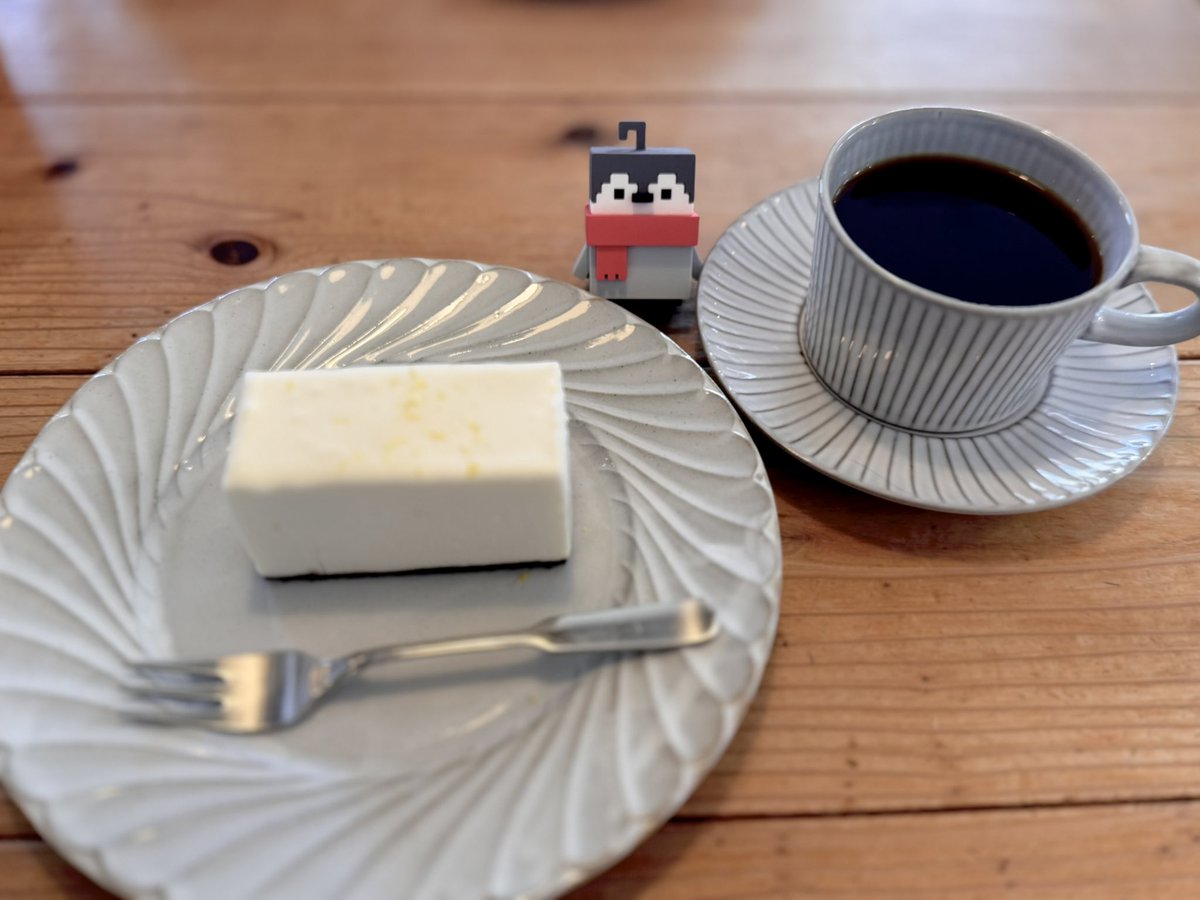 レアチーズケーキ ～焼きペンを添えて～