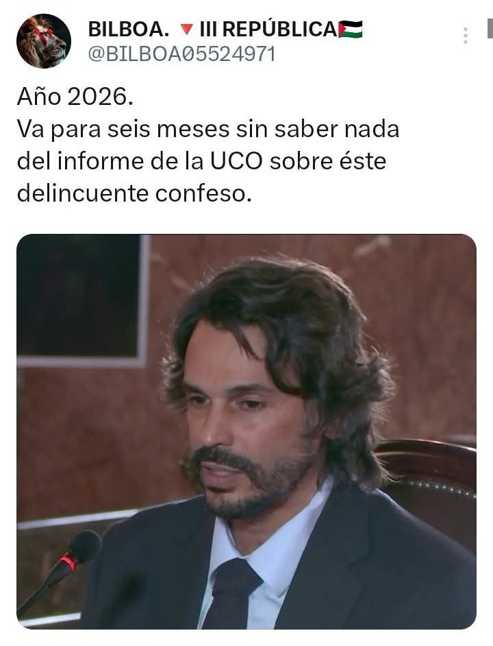La UCO sigue mirando hacia otro lado y negándose a obedecer a la justicia y no realiza el informe sobre este delincuente...