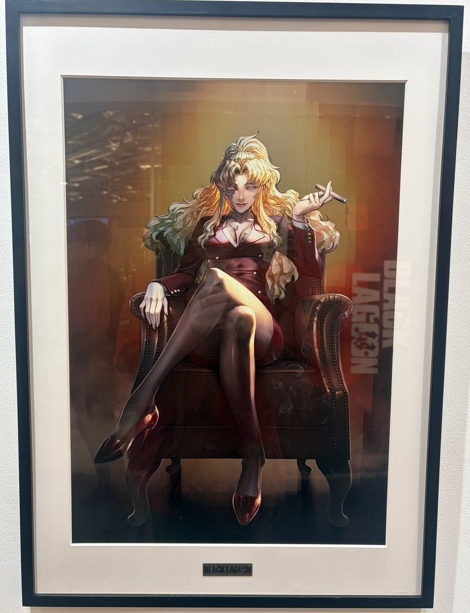 BLACK LAGOON〜弾丸の軌跡〜メタルキャンバスアート展に行ってきた