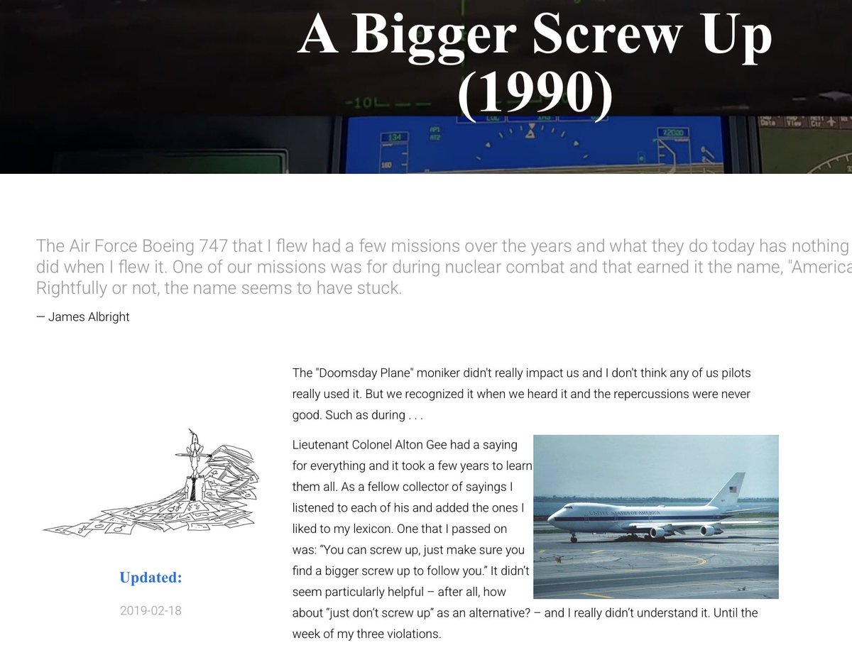 Not many published E-4B NAOC "America's Doomsday Plane." stories out there but this one is a great read: 

“Indianapolis Center,” I said over the frequency, “I need your supervisor on the frequency right now.” I then gave him the code word. “You need to clear a path in front of