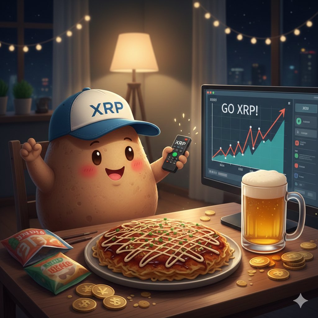 土曜日お疲れ様でした！ 仮想通貨…元気無いけど 景気づけに今夜もいただきますよ～ カンパ～～イ🍻😆 楽しい交流と素敵な御縁を  宜しくお願いします🙇‍♂️ 2026仮想通貨Go！Go！ #リップル #XRP 🚀ビットコイン🚀 イーサリアムーーーン🚀🌕