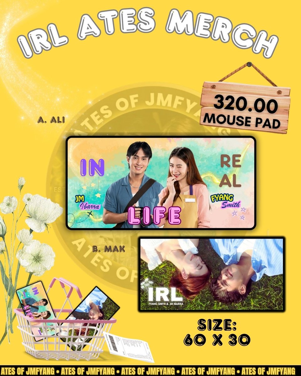 AtesOfJMFyang's tweet photo. IRL ATE'S MERCH LAUNCH 🍃✨️

The Ate's of JMFyang are officially launching our very first merchandise line in support of JMFyang’s upcoming movie, In Real Life (IRL) 🎬

Every purchase is made with love and purpose —100% of the sales proceeds will go directly to the Ate's of JMFyang Block Screening for In Real Life (IRL)

This is more than merch. This is fandom unity, support, and love for JMFyang on and off screen. 

🛒 ORDER NOW!
👉 Sign up via our Google Form or DM us to place your order:
🔗https://t.co/E9l0dBefVk

Thank you for supporting, sharing, and standing with us as we continue to show up for JMFyang’s journey. Let’s make IRL unforgettable. 🤩

All for JMFYANG always in all ways. 💛