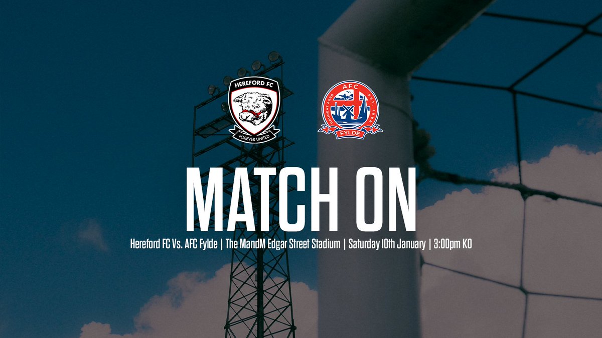 MATCH ON 🙌

The Pitch at the MandM Edgar Street Stadium has passed this morning's pitch inspection. You can get your match ticket from the link below. 
herefordfc.ticketco.events/uk/en/e/afc_fy…
#COYW | #OurCity
