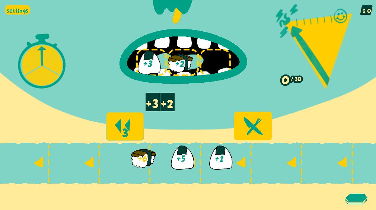screenshot of my upcoming game about sushi 🍣 #screenshotsaturday