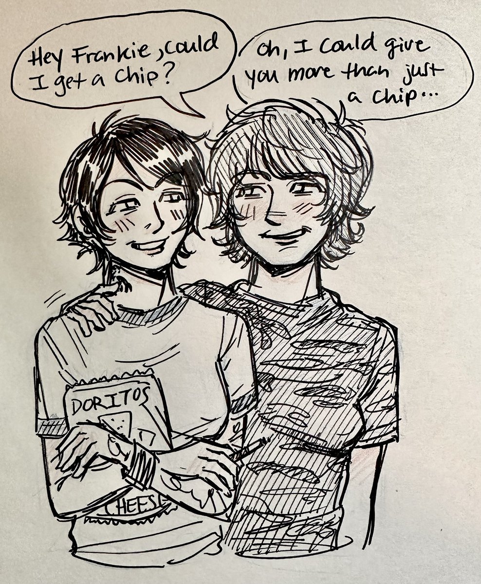 Frucker yuri(?) idk this is a totally real scenario that totally happened in 2004 bc i was there #lsdunes