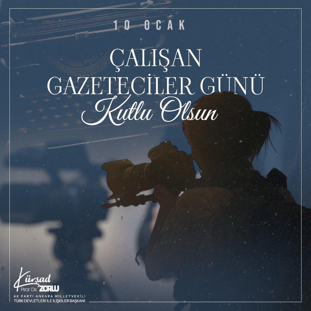 📜10 Ocak Çalışan Gazeteciler Günü

🇹🇷Toplumun doğru bilgiye ulaşması için büyük bir sorumluluk ve özveriyle görev yapan; kalemiyle gerçeğin izini süren tüm basın emekçilerinin 10 Ocak Çalışan Gazeteciler Günü kutlu olsun.

#ÇalışanGazetecilerGünü