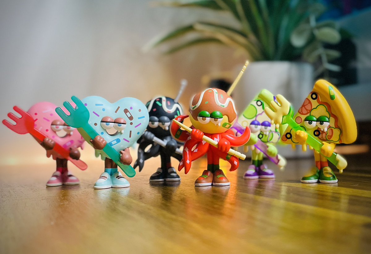 スタストさんからフードアタックのカプセルトイフィギュア試作サンプル