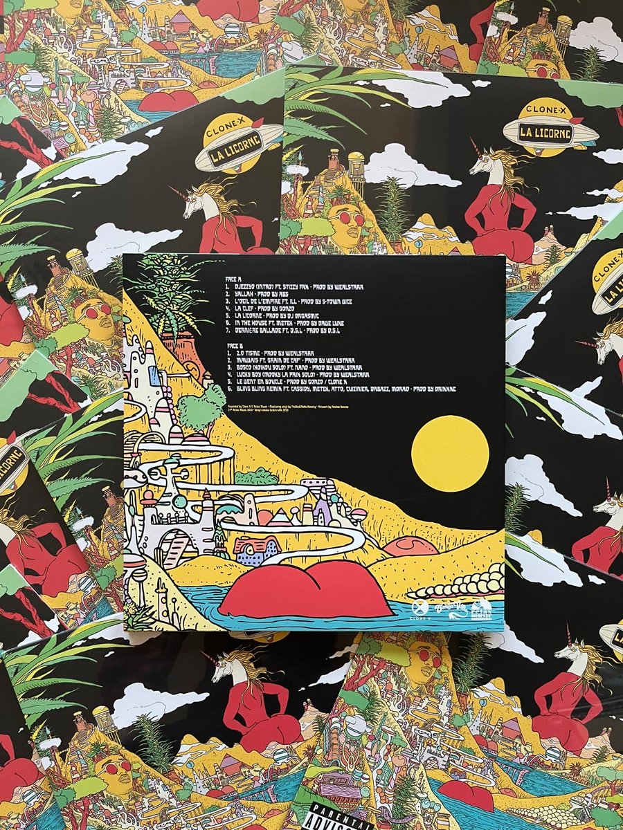lesclonex's tweet image. 🎉 Célébrons les 10 ans de l’album #Lalicorne avec une édition vinyle exclusive ! Disponible dès maintenant. Ne manquez pas cette édition collector ! 
🎶 #Clonex #Vinyle10ans » —-&amp;gt; centrevillerecords.be/?utm_source=ig…