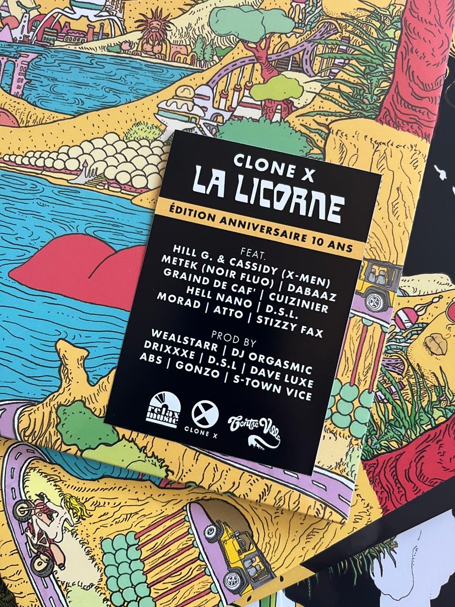lesclonex's tweet image. 🎉 Célébrons les 10 ans de l’album #Lalicorne avec une édition vinyle exclusive ! Disponible dès maintenant. Ne manquez pas cette édition collector ! 
🎶 #Clonex #Vinyle10ans » —-&amp;gt; centrevillerecords.be/?utm_source=ig…