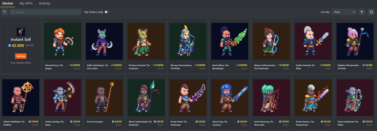 nullbnb's tweet photo. If you bought a @TollanUniverse Genesis avatar, congrats, the floor has almost doubled. The floor was $30 when i bought it, now its $55. 

Damn , should've bought more when it was cheap 🤥

Its going to be bridged soon to @AbstractChain  to make it easier to buy. https://t.co/UxYuVhTNsz