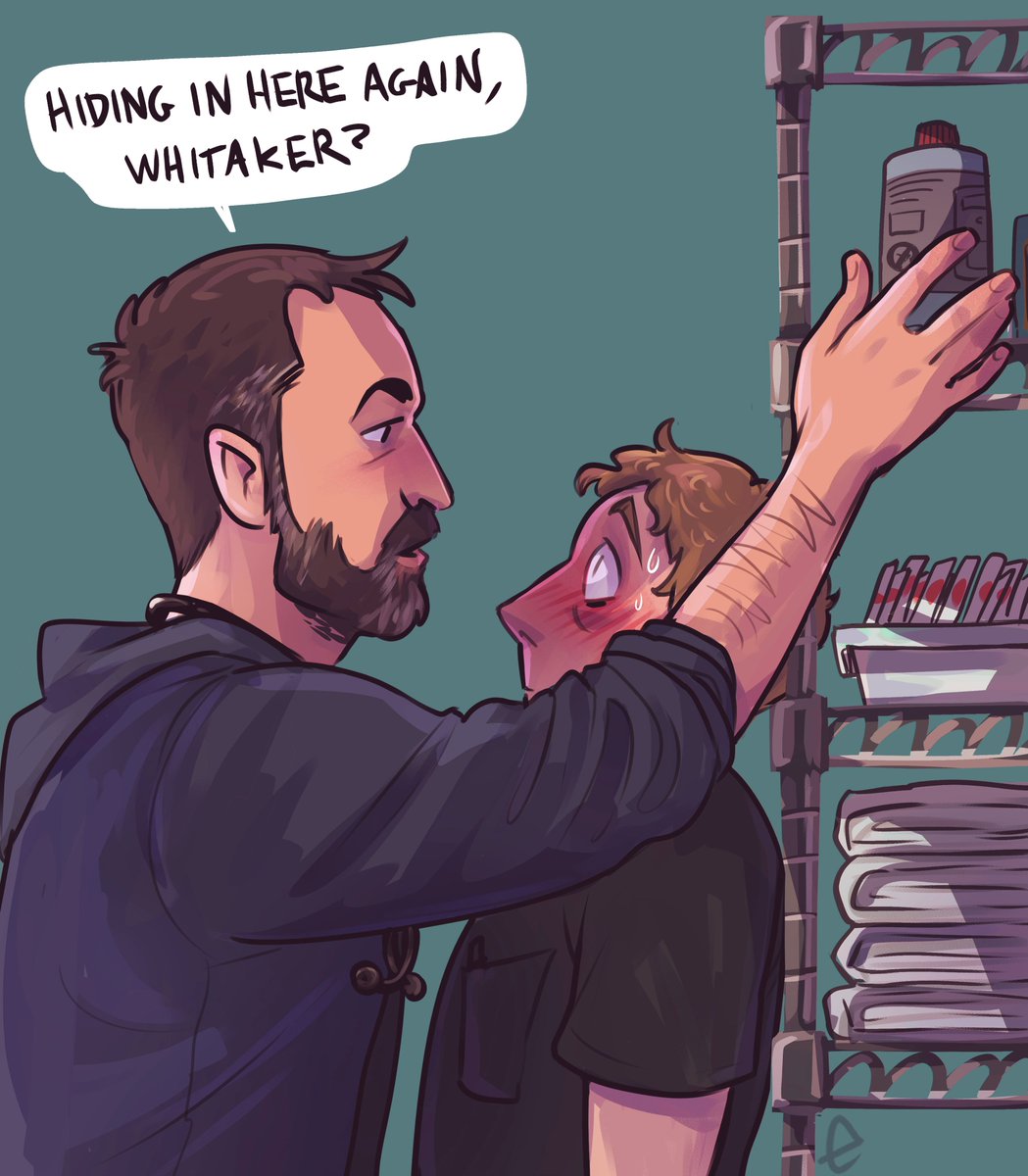 EnaBuns's tweet image. *siiigh* add it to the list 👨‍❤️‍💋‍👨
#ThePitt #thepittfanart #hucklerobby