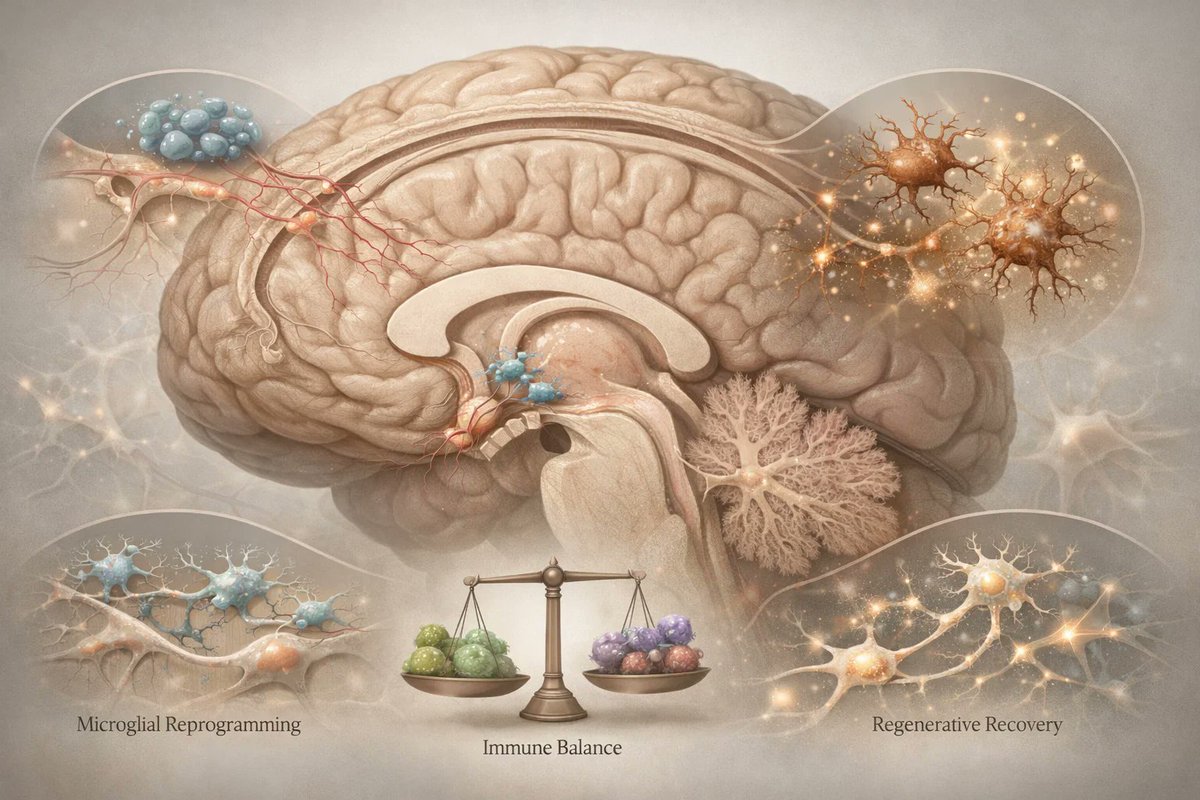 emtanaka's tweet photo. Brain aging isn’t fixed! 🧠🔥✨ New translational review shows tuning microglia may restore neurogenesis &amp; slow cognitive decline 🧬⏳🚀 @MDPIOpenAccess @Cells_MDPI #Neuroscience #Neuroinflammation #Neurogenesis #Aging 
👉 Read &amp; translate 👉 https://t.co/IZhkioGQWp https://t.co/8OakWofgBg