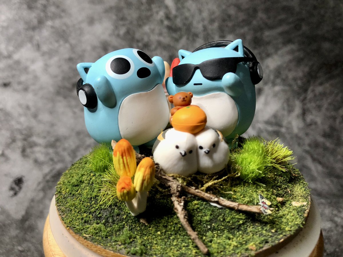 見た人もかわいいを貼る #盆景劇場ジオラマ #手のひらサイズ