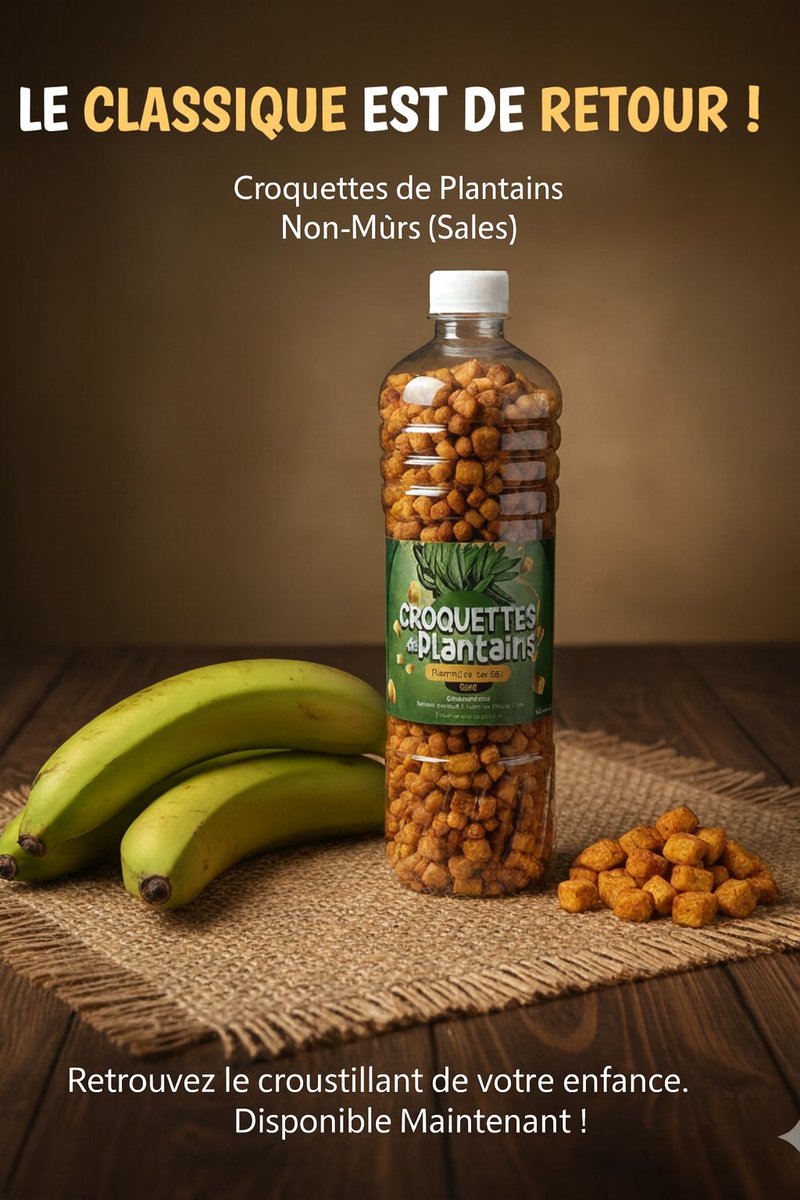 Bonjour tout le monde !!!

Ce week-end nous serons du côté de Akwa nord au Café littéraire Elektic pour 2 jours de foire. 
Venez faire votre stock de croquettes de plantain et rencontrer d'autres créatifs.😉❤️

A toute