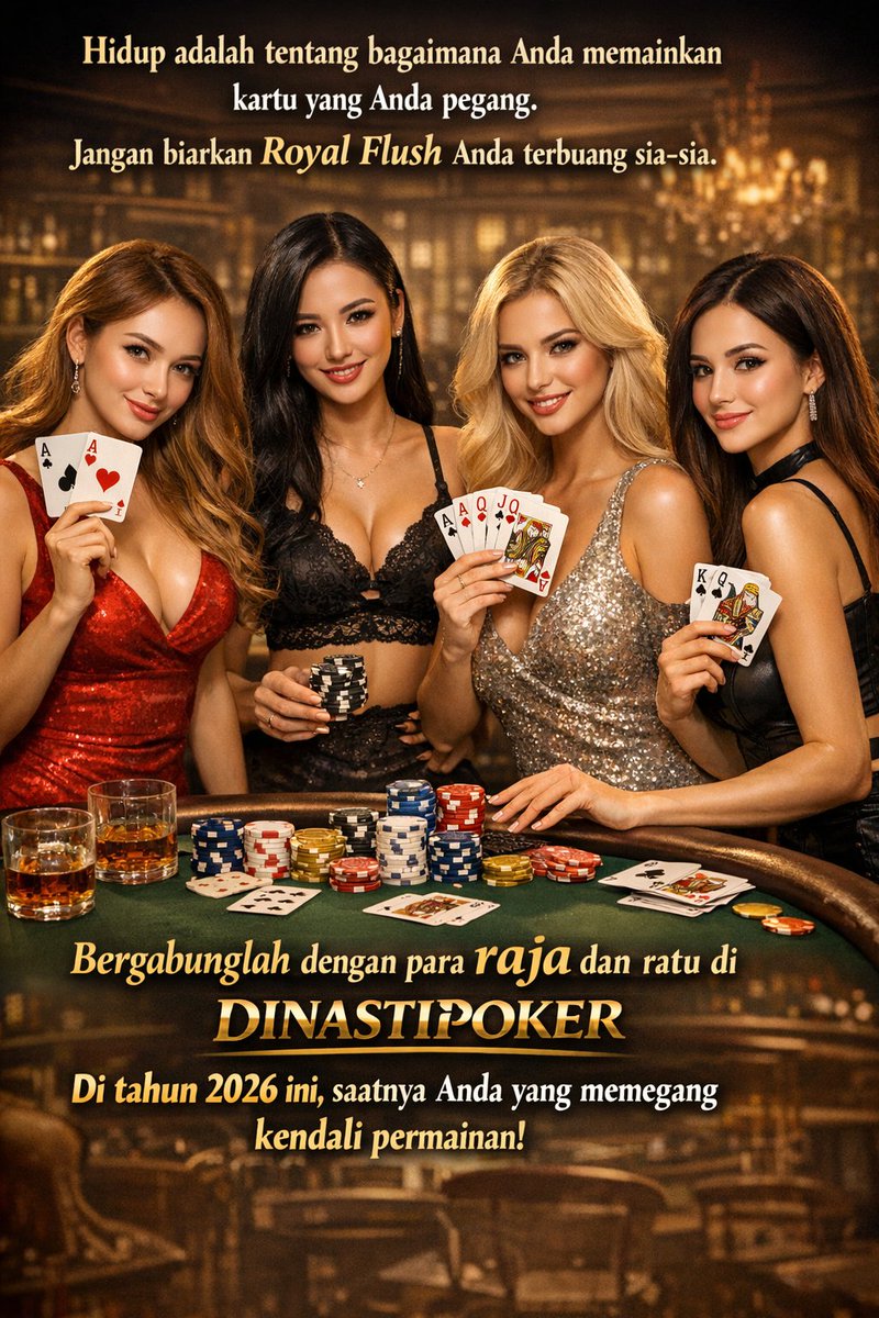 LyaAngel352's tweet photo. Tahun Baru, Semangat Baru, Meja Baru! 🃏🎲 Apapun kartu tanganmu, di DINASTIPOKER semua punya peluang jadi pemenang.
LINK Daftar &amp; WhatsApp :
https://t.co/zWEKzDnxDP
https://t.co/LK4lLEe2R1
#DINASTIPOKER #remi #póker #domino #gameseru #hasilkanuang #cuanterus https://t.co/kkBsk8nTO0