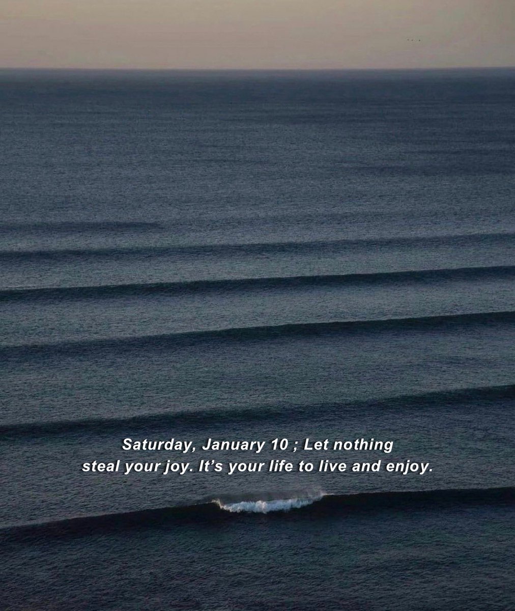 Gm. Let nothing steal your joy 🤍✨