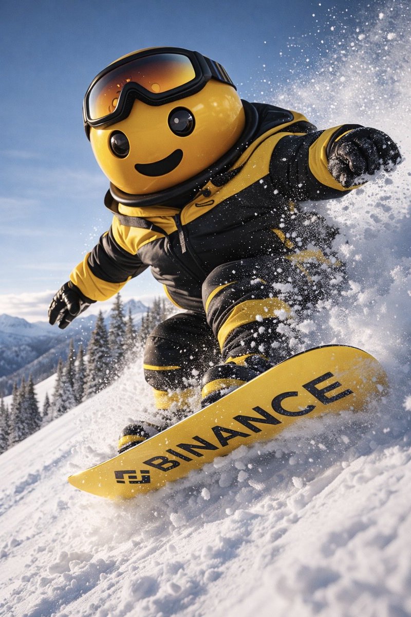 When the market dumps, real degens just carve harder 😏
$BINA hitting the slopes while everyone else is still HODLing their tears ❄️🏂
Yellow robot army reporting for winter duty! 🤖💪🏻 #BNB <a href="/Four_FORM_/">Four</a>