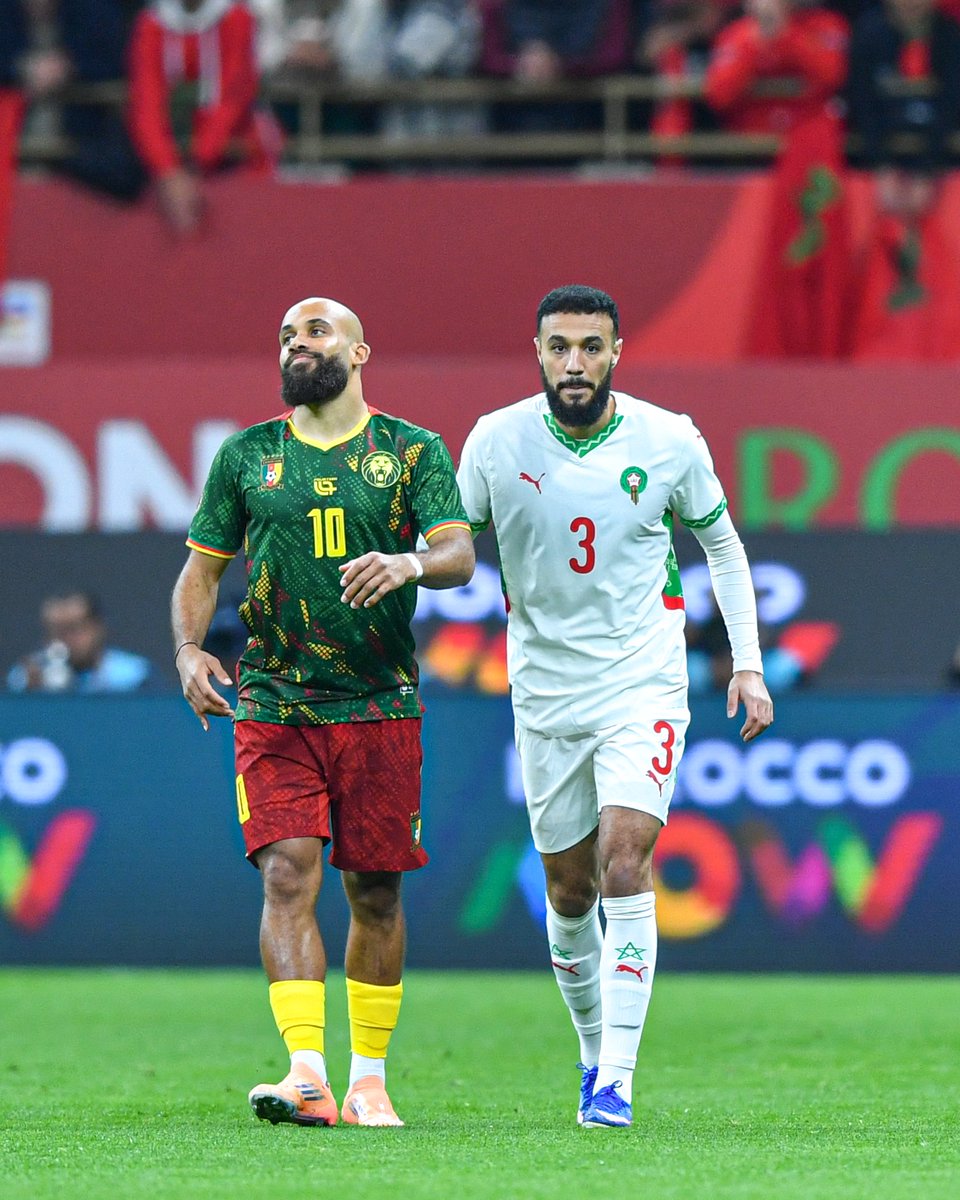 Bryan and Nous went head-to-head in the AFCON quarter-finals on Friday, with Nous's Morocco progressing to the final four with a 2-0 win in Rabat 🇨🇲🆚🇲🇦