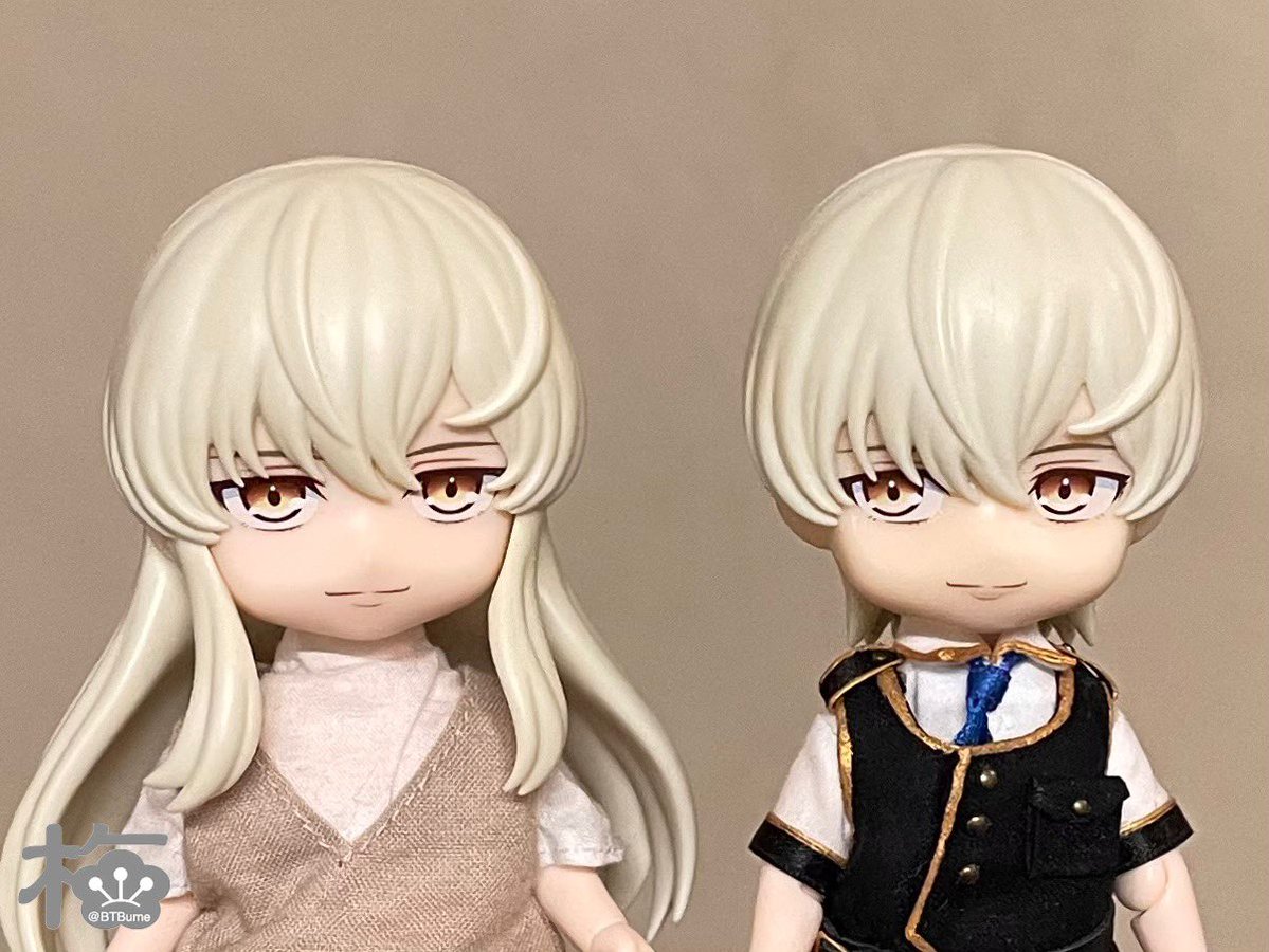 げー　FF 無塗装、シリコンmod 1枚目がカラーレジンそのままの無塗装状態で、2枚目が毛先に軽く