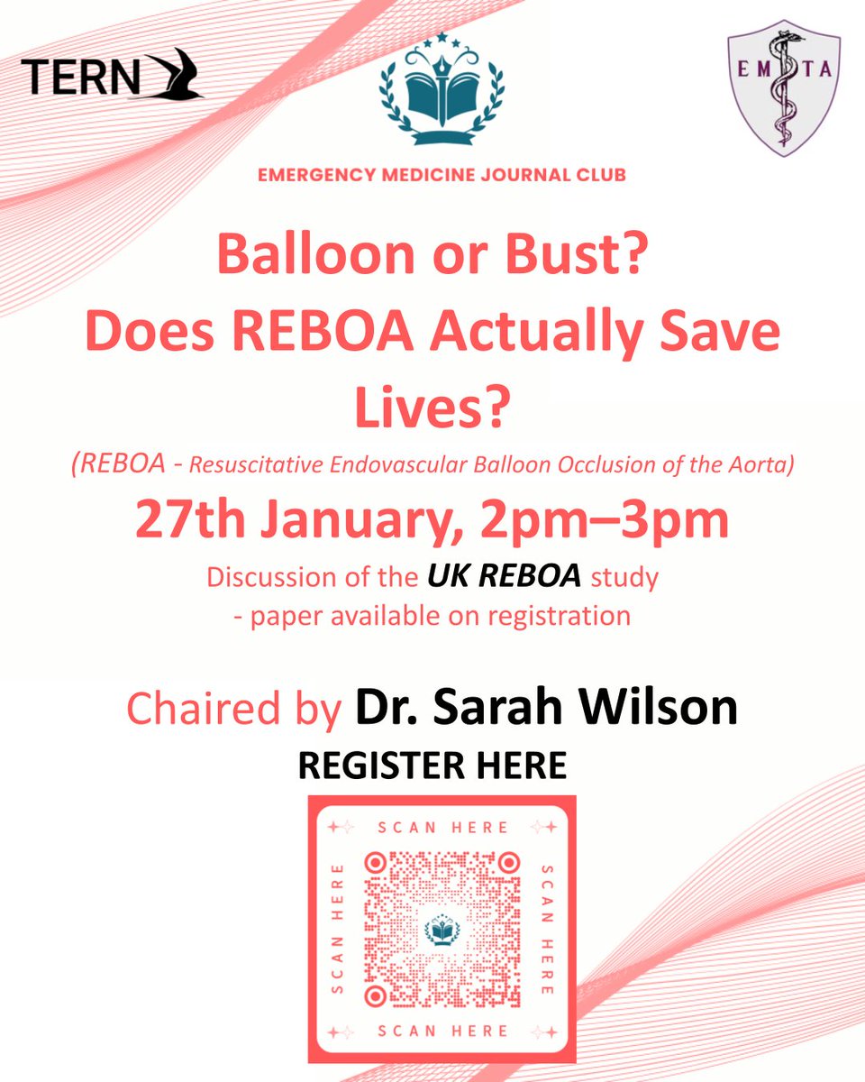 EMTAcommittee's tweet photo. #EmergencyMedicine #REBOA #Trauma #FOAMed #MedEd https://t.co/Fm9nckBUJc