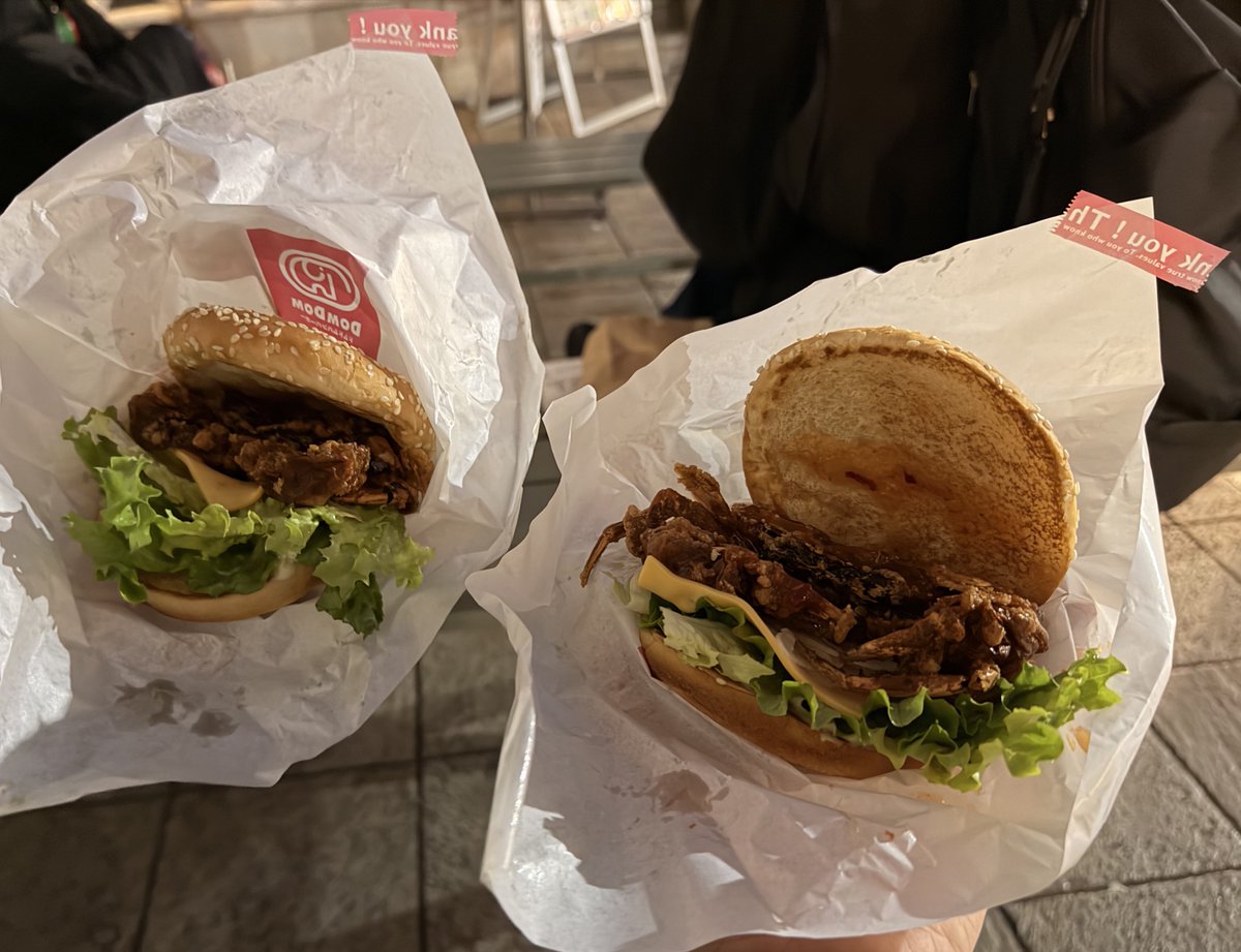 浅草にきたのでカニバーガー #ドムドムバーガー