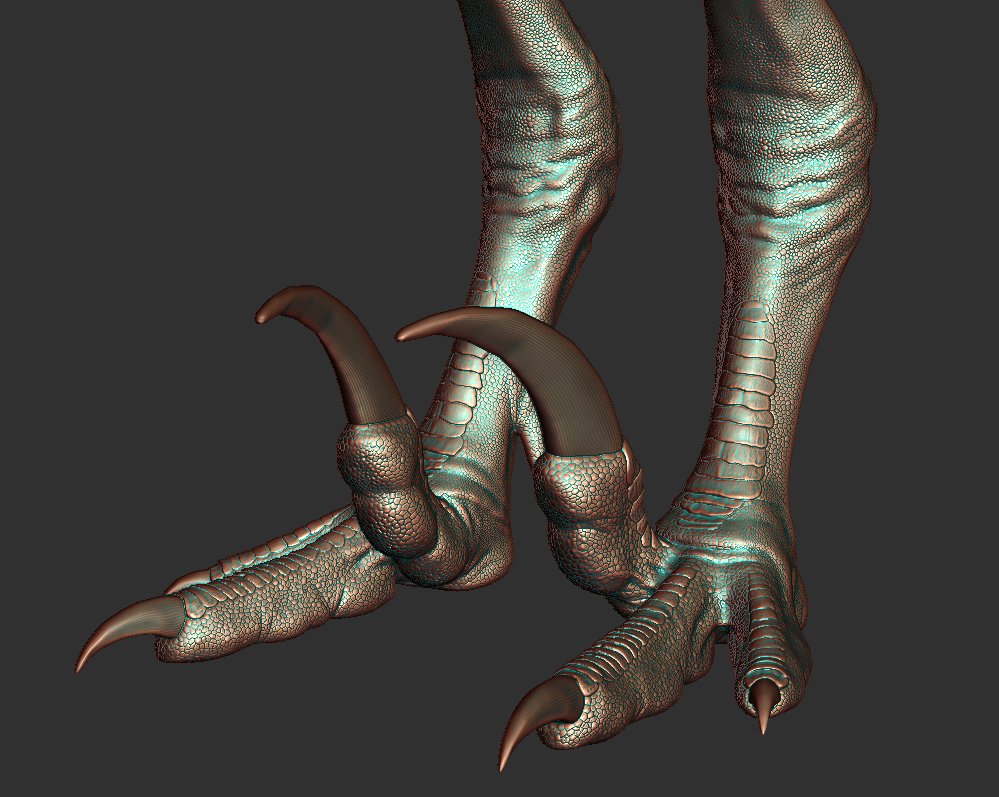 Sculpt pretty much done on this guy
#zbrush #dinosaurs #Raptors