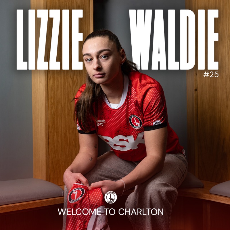 CAFCWomen's tweet photo. We are thrilled to announce the signing of Lizzie Waldie from Hearts!

Welcome to Charlton, Lizzie ❤️