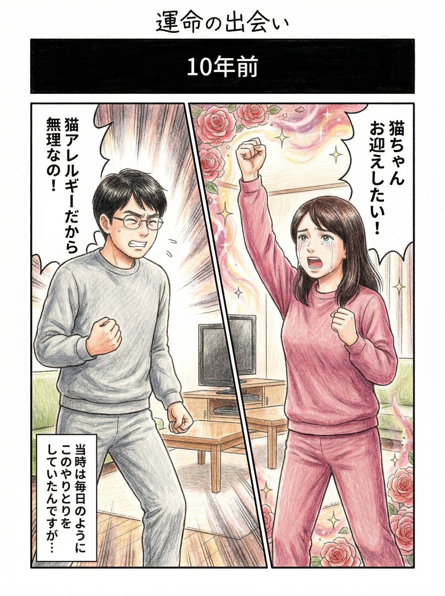 nekozo_ai's tweet photo. りっちゃんとの出会いのお話まとめ🐱✨
（1/4） https://t.co/exRNFEXtvQ