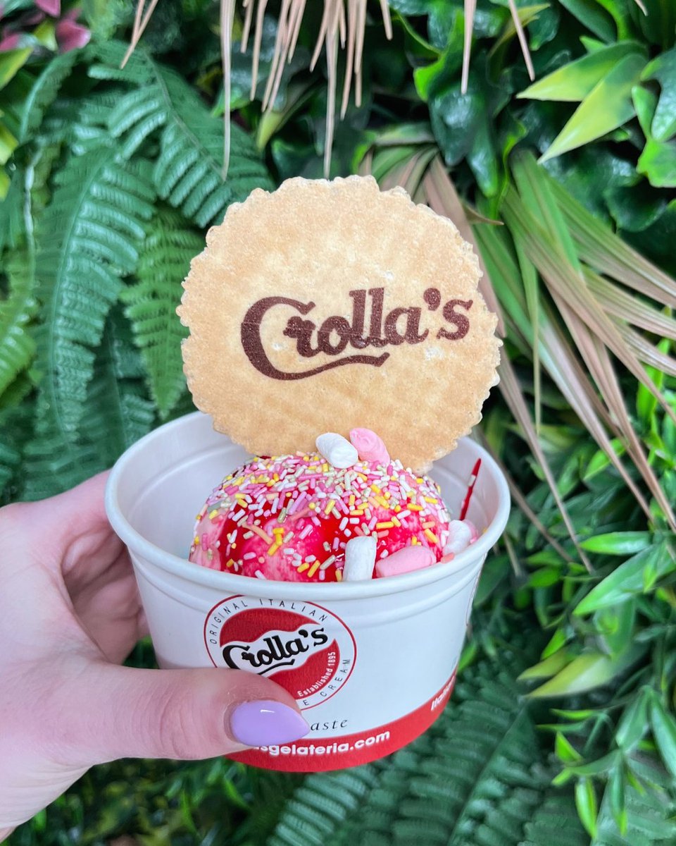 Your favourite flavour is calling... 🍦📞

We’re open and the gelato is freshly scooped. Pop in for a treat and make your day a little sweeter! 🍧✨

#CrollasGelateria #GelatoLover #DailyScoop #IceCream