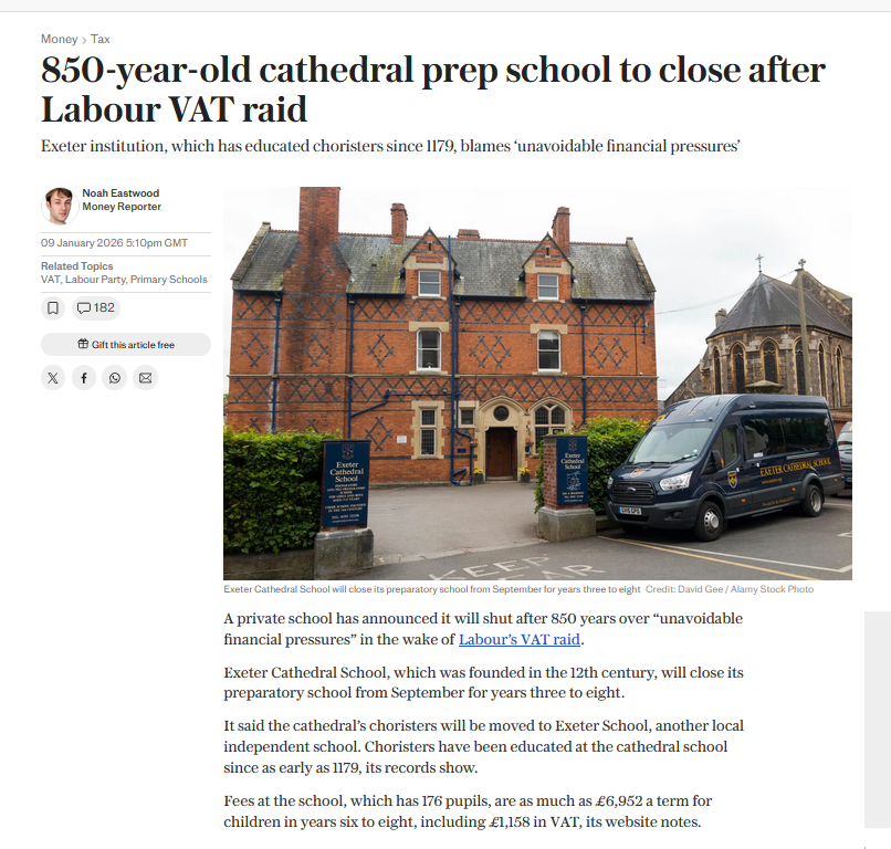 NeilDotObrien's tweet image. This school has been around since the year 1179, but has been killed by Starmer's useless, spiteful government