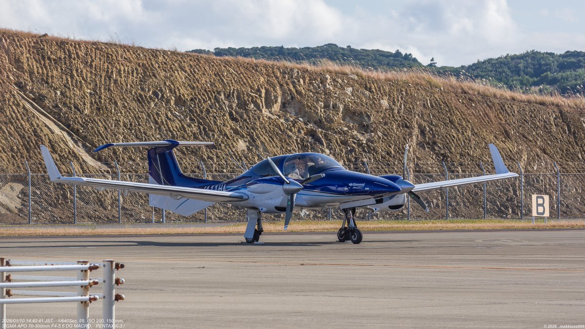 1月10日 14:39～15:23 JA11HA #本田航空 Diamond DA42 NG TwinStar