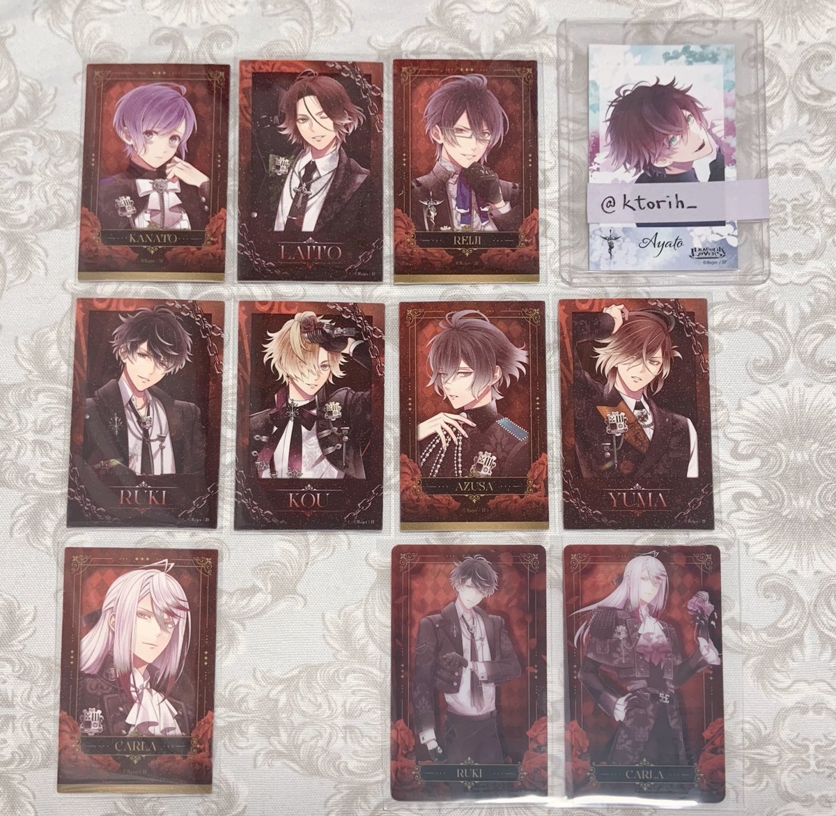 DIABOLIK LOVERS ディアラバ SONG OF EMBLEM SOE 交換 ポラ風カード