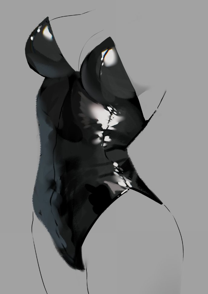 Shaoviie's tweet image. Latex... yum