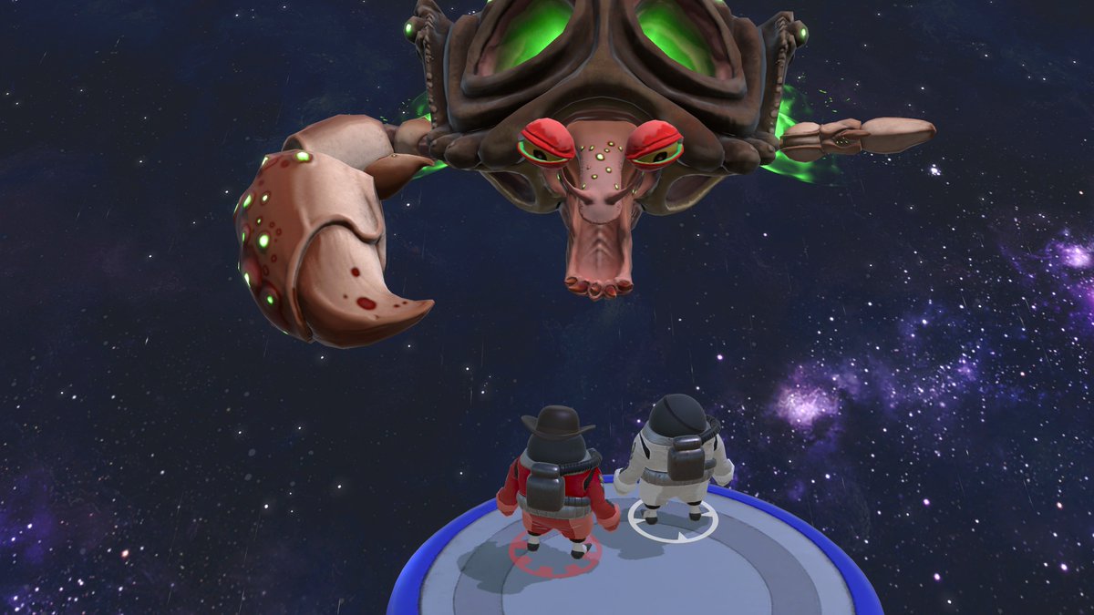 daruma_games's tweet image. Meet the space crab, the first boss of the demo level 🦀

Do you think you can take him on?

If so, play the demo this weekend over at: store.steampowered.com/app/2420800/So…

#ScreenshotSaturday | #Multiplayer
