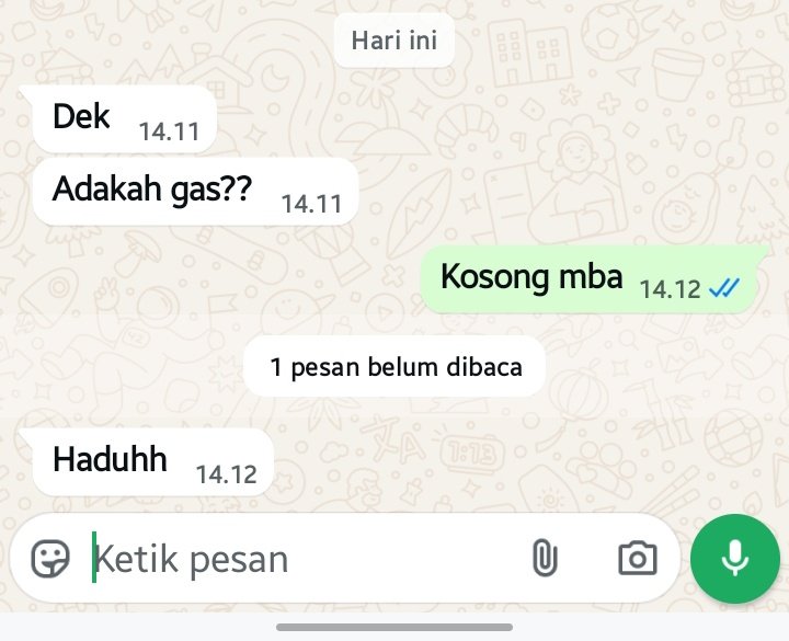 Nek gas gampang ora tuku gonku, nek syulit wa 
Sorry to say kosong wkwkwk