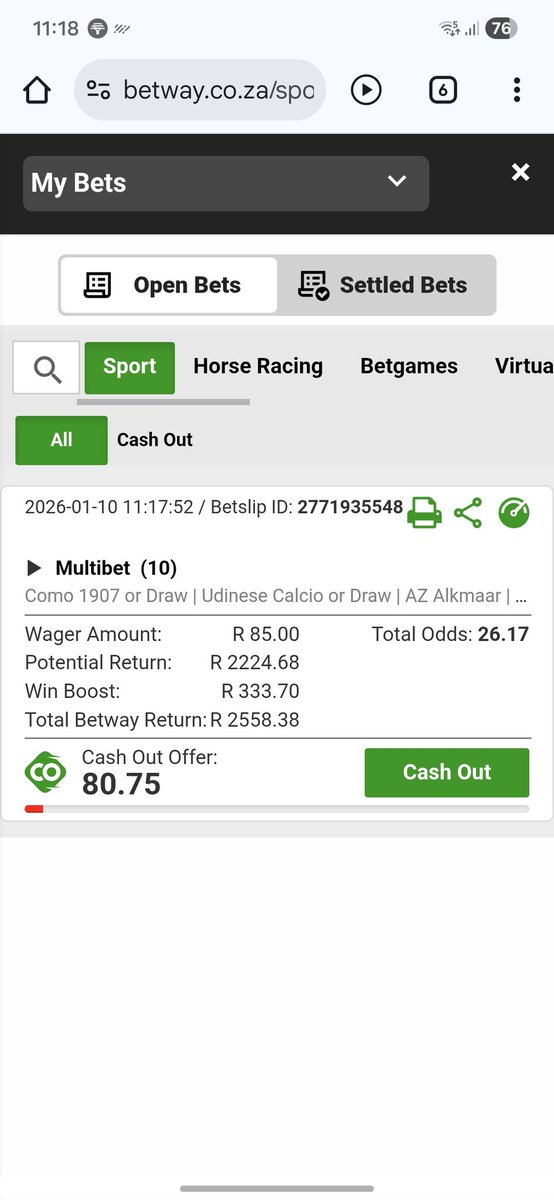 GamlbersClub's tweet photo. I just placed a bet with Betway. Tap here to copy my bet or search for this booking code in the Multi Bet betslip BW30FEE3BC https://t.co/UUOOj34kWe https://t.co/xHW8BYJDLZ