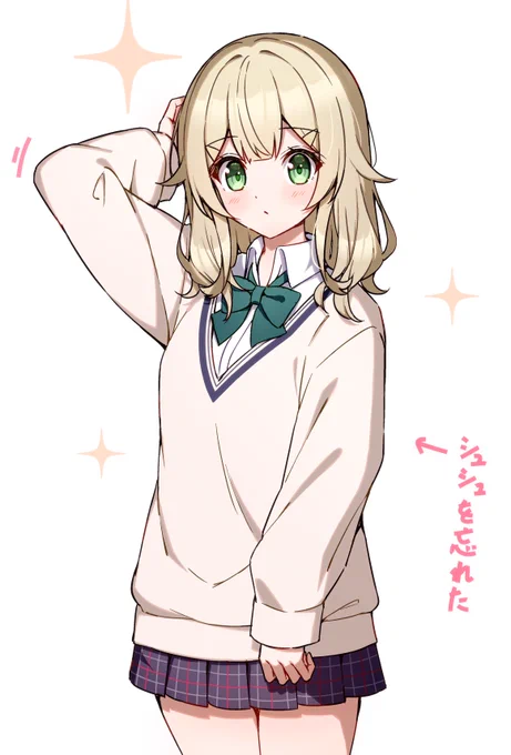 ルリは髪ほどいたら雰囲気変わるタイプ #バクプリ